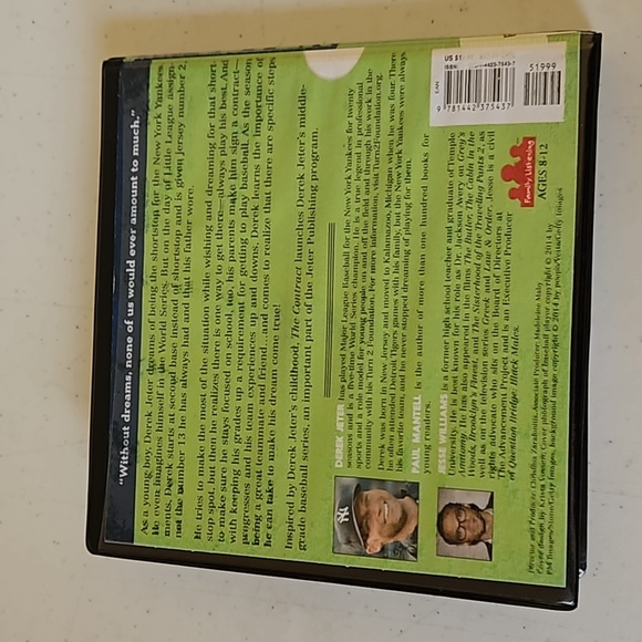 Derek Jeter The Contract by Paul Mantell audiobook - Picture 3 of 3